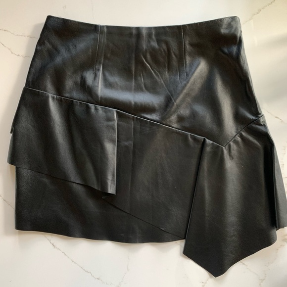 NWOT Joie Botan Leather Skirt [size 2] - Picture 3 of 6